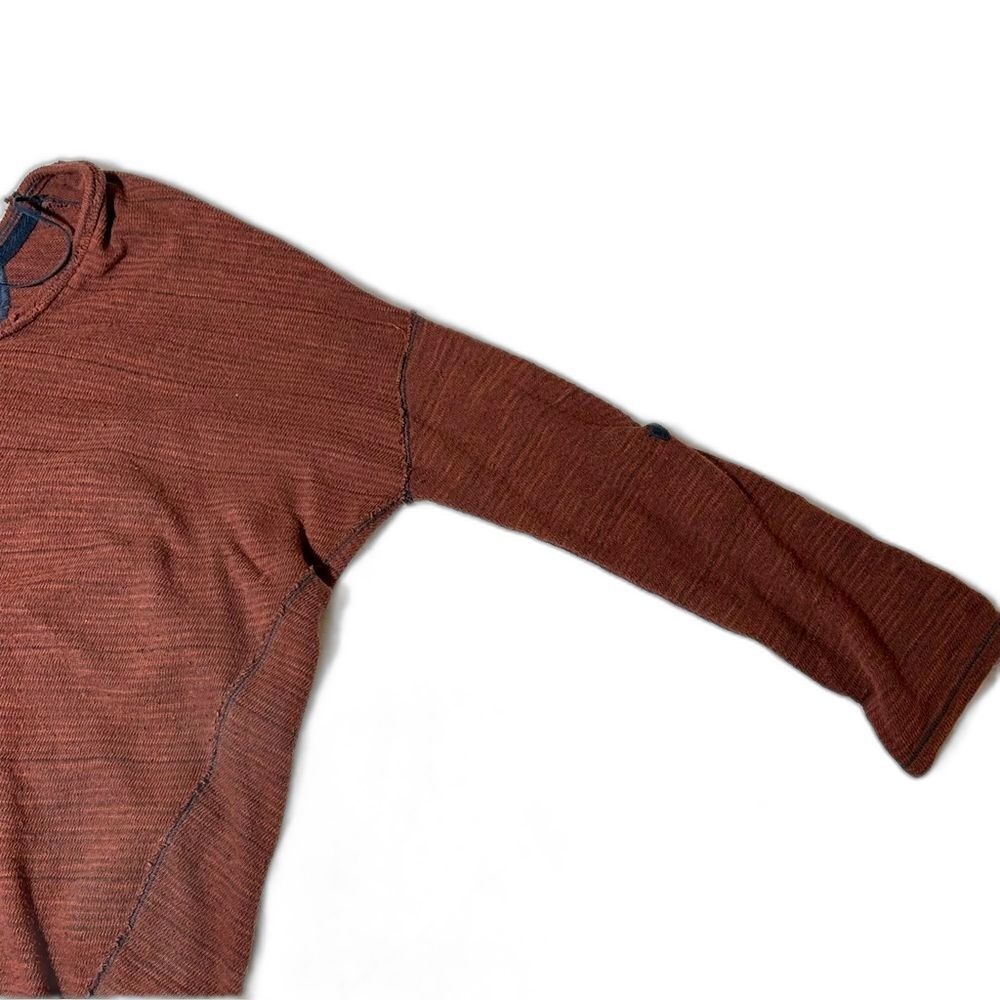 🌟 We The Free Dolman Roll Tab Sleeve Henley Top - Picture 6 of 7